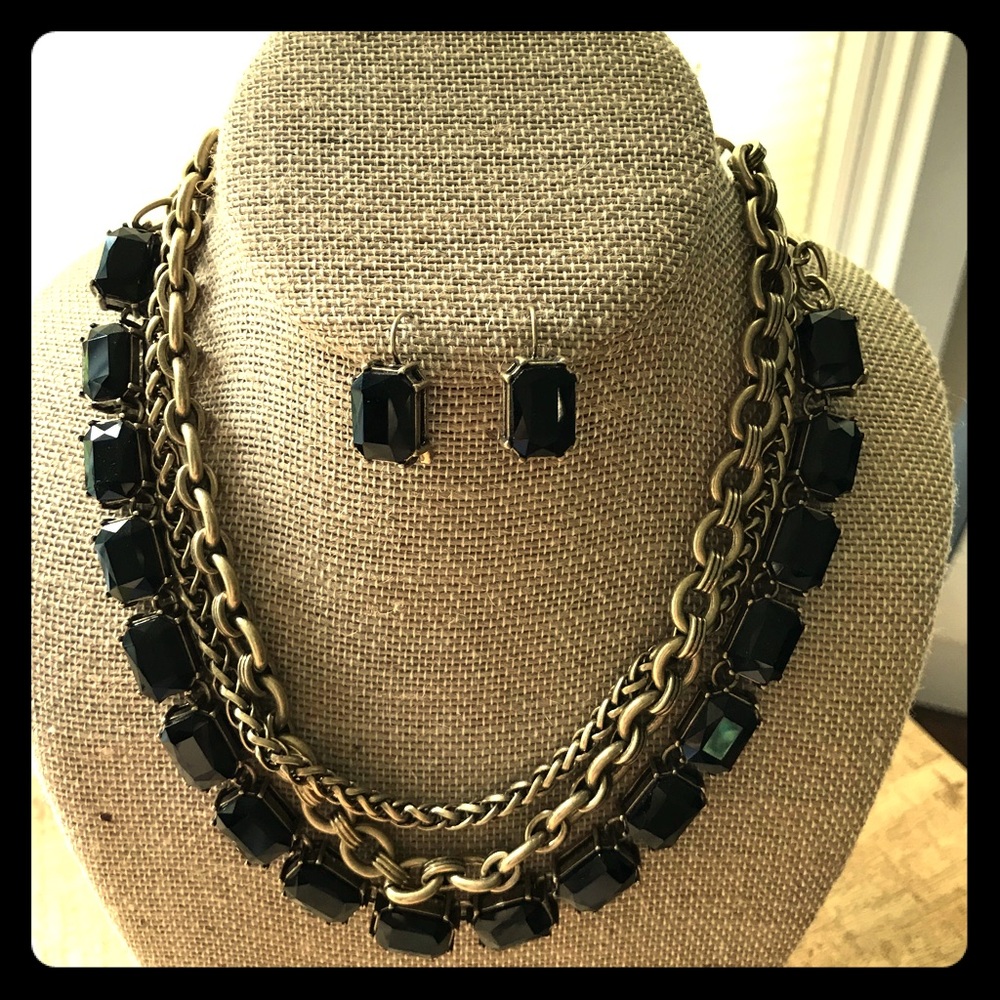 Chloe + Isabel Jet Octagon Set